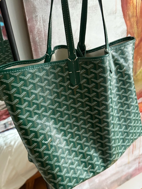 Goyard Handbags - Goyard green Patterned Tote Bag - Luxury Style